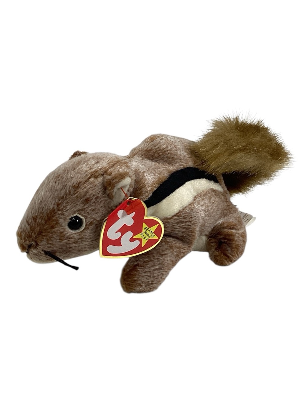 💚 TY “Chipper” Beanie Baby Squirrel - NWT